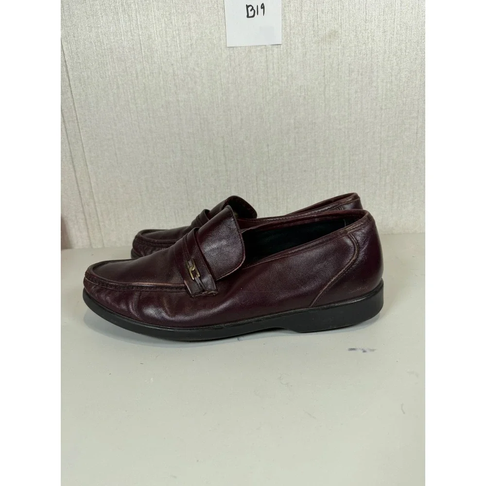 Hush puppies men loafers‎ size 11 leather brown